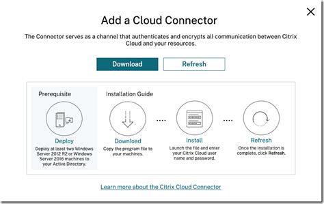 The Adaptive Authentication service verifies the user identity and authorization levels based on factors such as location, device status, and end user context. . Citrix cloud connector registry